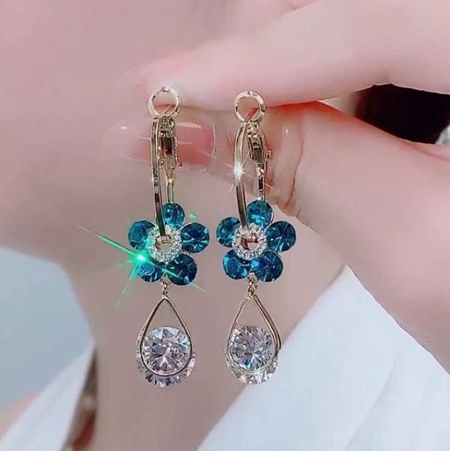 Pendientes Joyas Rodriguez | Pendientes Crystal Diamond - Plata De Ley 925