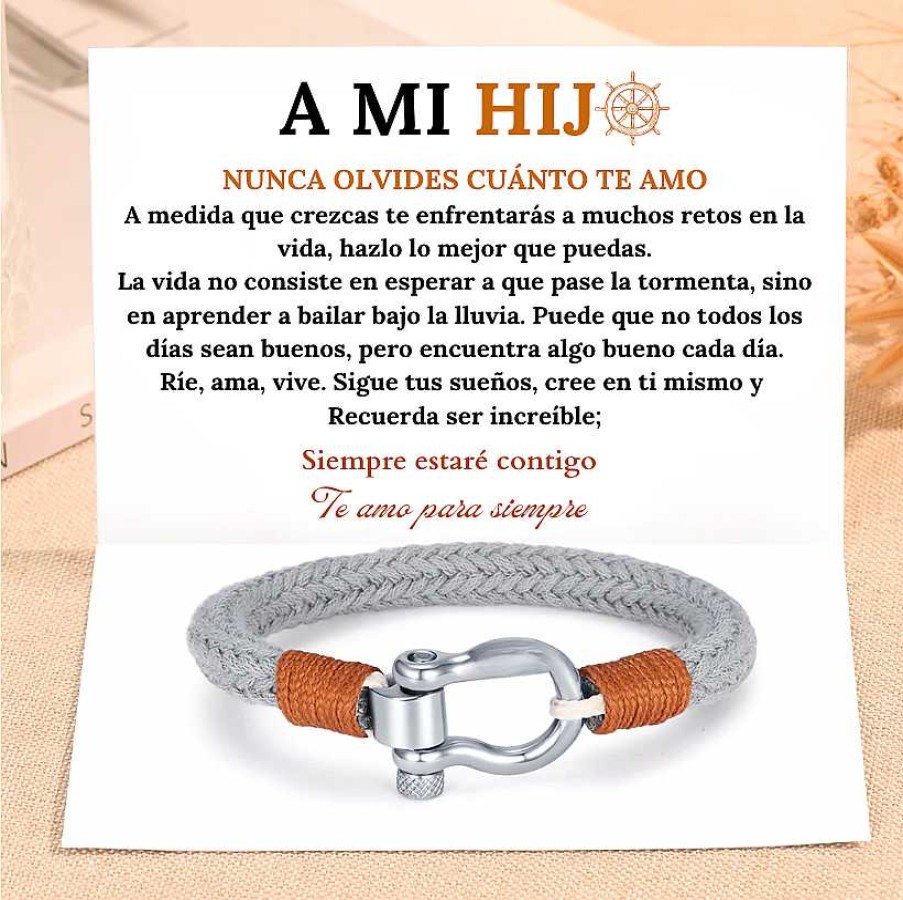 Pulseras Joyas Rodriguez | Pulsera N Utica-Para Mi Hijo