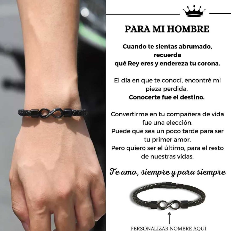 Pulseras Joyas Rodriguez | Pulsera Infinito-Para Mi Hombre