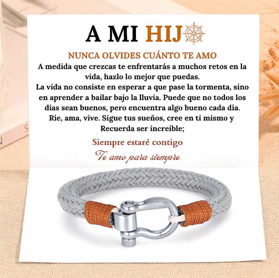 Para Hombre Joyas Rodriguez | Pulsera N Utica-Para Mi Hijo