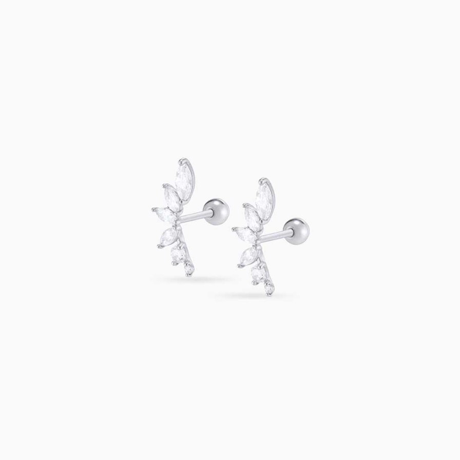 Pendientes Joyas Rodriguez | Pendientes Diamond Flowers De Ley 925