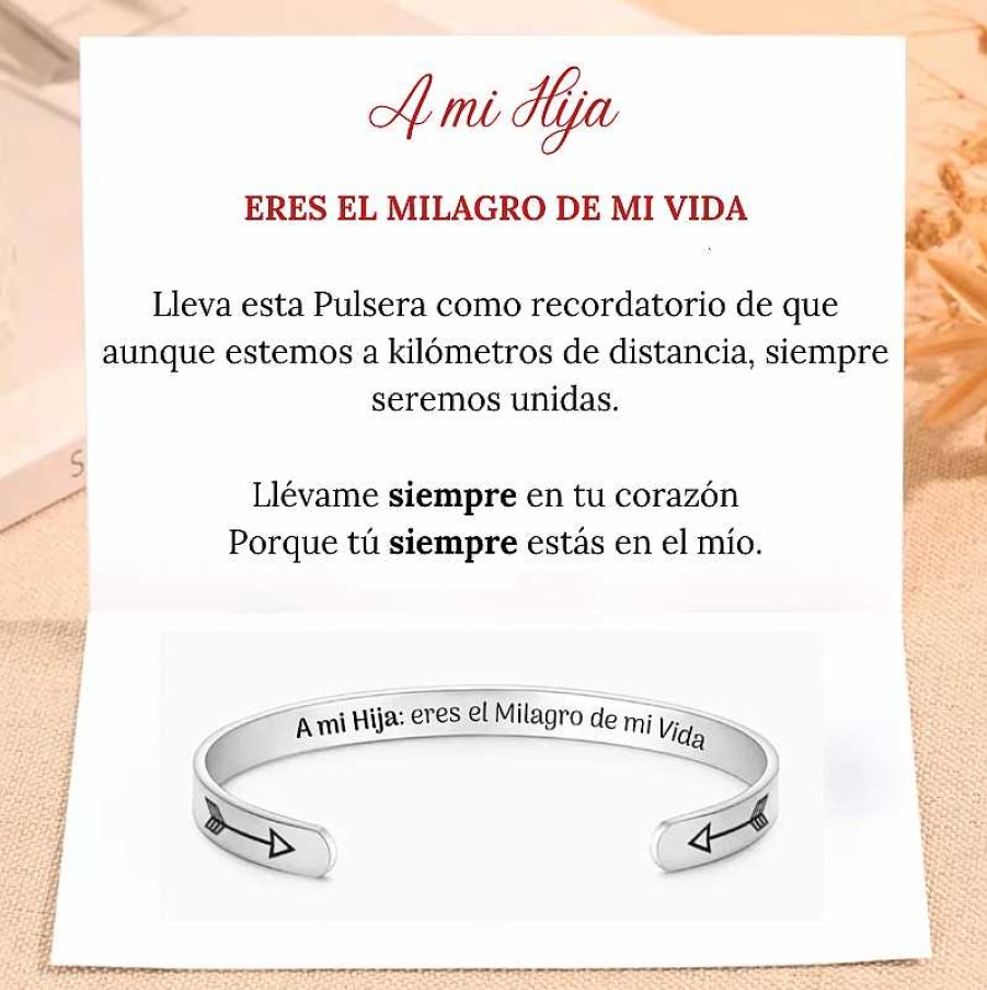 Pulseras Joyas Rodriguez | Pulsera Milagro - A Mi Hija