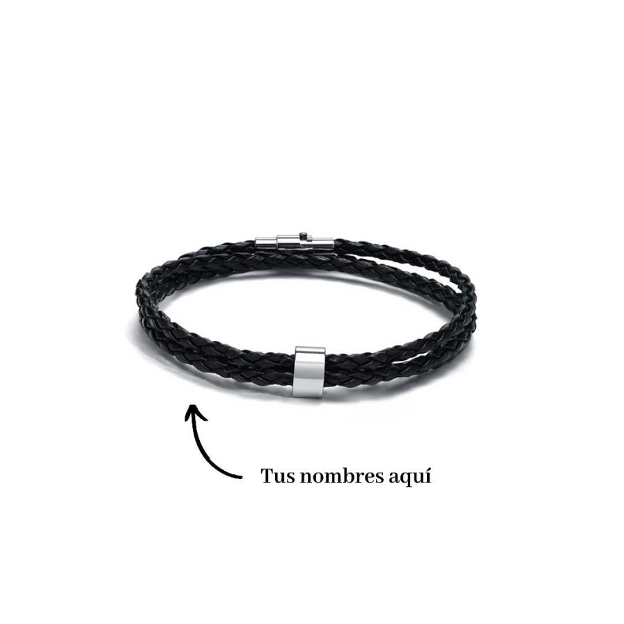 Para Hombre Joyas Rodriguez | Pulsera Family - Personalizada Con Nombres